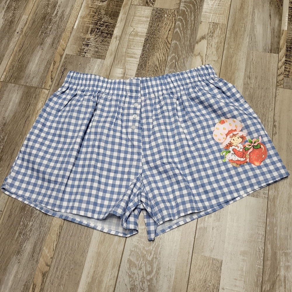 Medium Strawberry Shortcake Pajama Lounge Shorts